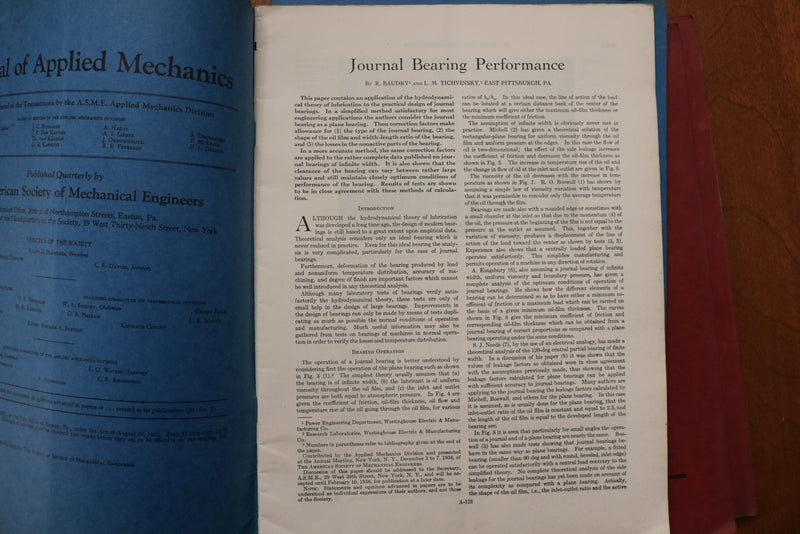 1935-1937 AMERICAN SOCIETY OF MECHANICAL ENGINEERS MAGAZINE - LOT OF 6 - O 3927