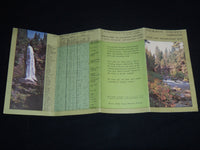 1970'S JACKSON COUNTY OREGON FOLD-OUT ROAD MAP - J 8835