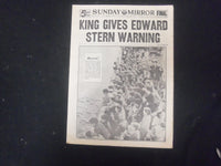 1937 MAY 23 NEW YORK SUNDAY MIRROR - KING GIVES EDWARD STERN WARNING - NP 2334