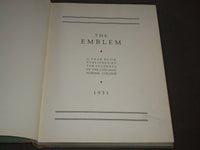 1931 THE EMBLEM CHICAGO NORMAL COLLEGE YEARBOOK - ILLINOIS - PHOTOS - YB 1137