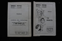 1940'S OPERA HOUSE PROGRAMME - LOT OF 8 - CHELTENHAM - K 2812