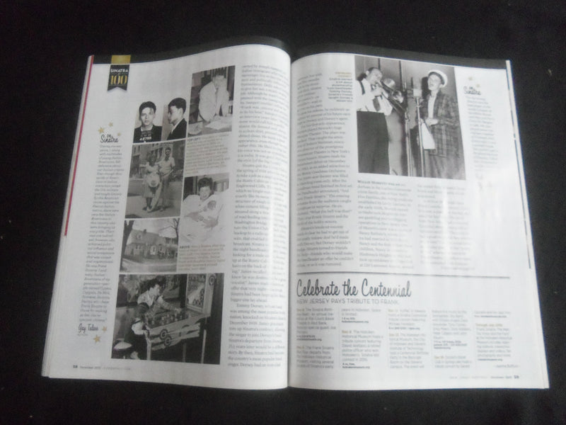 2015 DECEMBER NEW JERSEY MONTHLY MAGAZINE -SINATRA AT 100, JERSEY YEARS- B 4077E