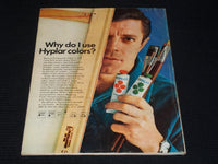 1967 MAY AMERICAN ARTIST MAGAZINE VERY NICE ART COVER & CONTENT - E 2125