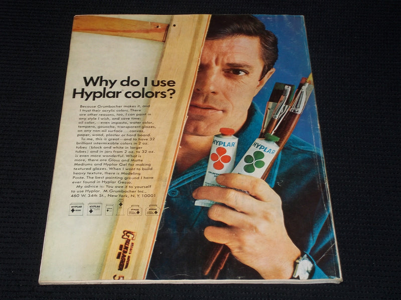 1967 MAY AMERICAN ARTIST MAGAZINE VERY NICE ART COVER & CONTENT - E 2125