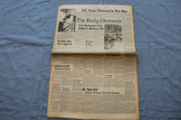 1965 JULY 7 THE DAILY CHRONICLE NEWSPAPER - U.S. FORCES BOLSTERED IN VN- NP 8537