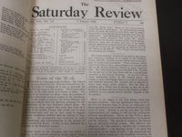 1922 SATURDAY REVIEW 2 BOUND VOLUMES - COMPLETE YR- PUBLISHED IN LONDON - R 1134