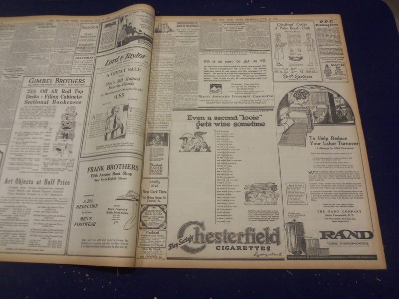 1920 JUNE 17 NEW YORK TIMES - DARTMOUTH SENIOR KILLED BY JUNIOR - NT 9129