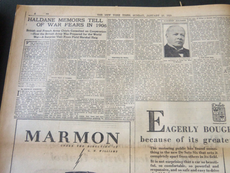 1929 JAN 20 NEW YORK TIMES AUTO - TRYING TO UNLOCK WHEELS OF TRAFFIC - NT 6624