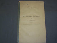 1800'S OUR MINERAL INTERESTS BY J. P. KIMBALL - J 4953