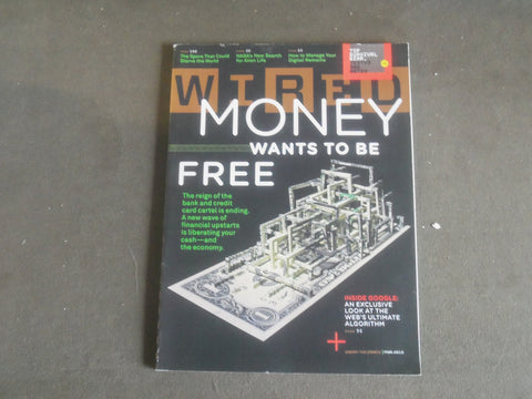 2010 MARCH WIRED MAGAZINE - MONEY WANTS TO BE FREE COVER - B 5341K