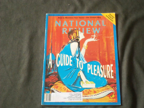 1994 APRIL 18 NATIONAL REVIEW MAGAZINE - A GUIDE TO PLEASURE COVER - B 838