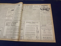 1919 MARCH 14 NEW YORK TIMES - PRESIDENT LANDS, SPEEDS TO PARIS - NT 9274