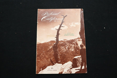 1958 WINTER PICTORIAL CALIFORNIA MAGAZINE - SNOW ON HIGH SIERRAS COVER - E 11065