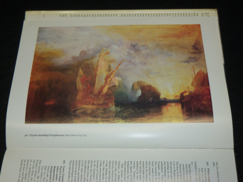 1974 TURNER 1775-1851 TATE GALLERY HARDCOVER BOOK - NICE PRINTS - R 721Z