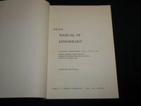 1961 KRANZ MANUAL OF KINESIOLOGY BOOK BY CLEM W. THOMPSON - 4TH EDITION - J 6839