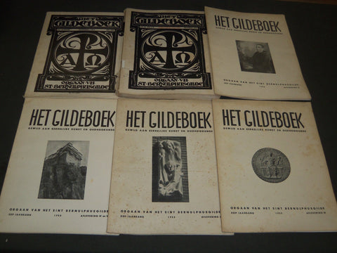 1929-1948 HET GILDEBOEK RELIGION ARCHEOLOGY DUTCH MAGAZINE LOT OF 20 - O 2516