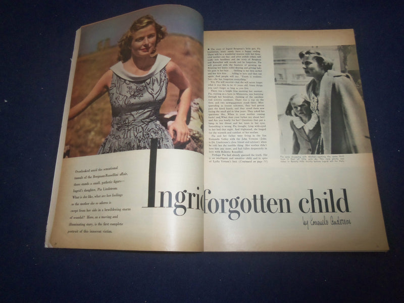 1950 MAY MODERN SCREEN MAGAZINE - JUNE ALLYSON COVER - F 251E