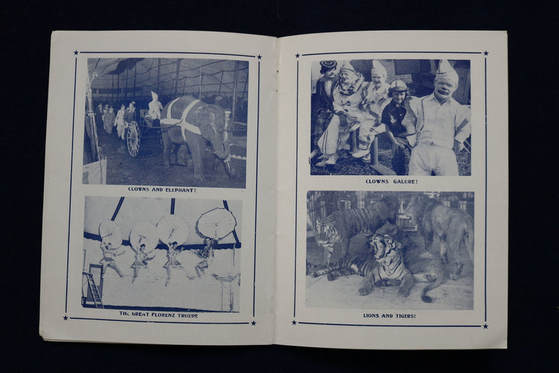 1960'S SELLS AND GRAY COMBINED CIRCUS PROGRAM - K 493