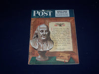 1950 JANUARY 14 THE SATURDAY EVENING POST MAGAZINE - ILLUSTRATED COVER - SP 5567