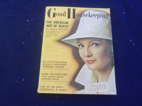 1964 FEBRUARY GOOD HOUSEKEEPING MAGAZINE - NICE COVER, ARTICLES & ADS - F 252V