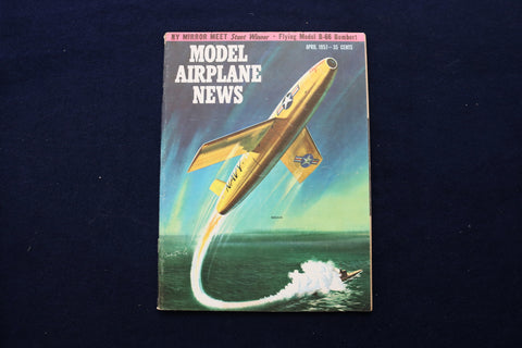 1957 APRIL MODEL AIRPLANE NEWS MAGAZINE - REGULUS COVER - E 11527