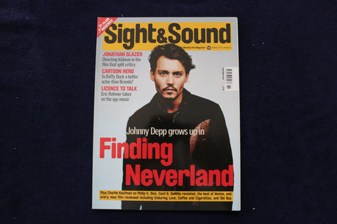 2004 NOVEMBER SIGHT AND SOUND MAGAZINE - JOHNNY DEPP COVER - E 19170