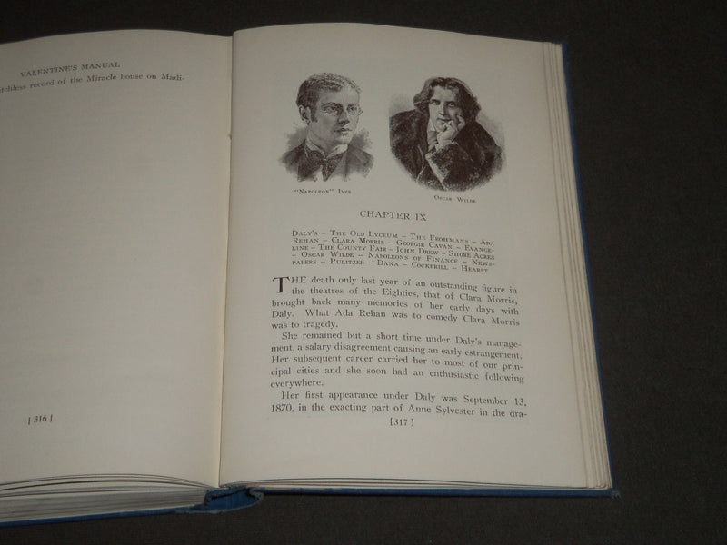 1927 VALENTINE'S MANUAL OF OLD NEW YORK EDITED BY HENRY COLLINS BROWN - KD 4380