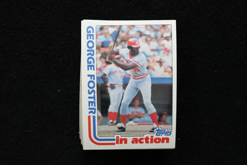 GEORGE FOSTER IN ACTION 1982 TOPPS BASEBALL CARDS-#701- NM-MT - LOT OF 33 - #145