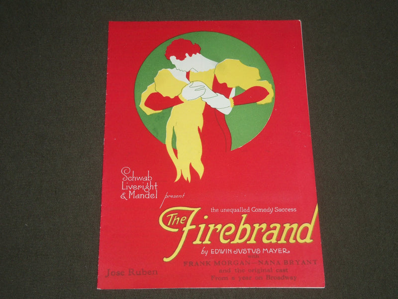 1926-1927 THE FIREBRAND PROGRAM - EDWIN MAYER - PLYMOUTH THEATRE - J 2394