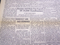 1948 MARCH 27 NEW YORK TIMES - ZIONISTS ASK HOLY CITY GUARD - NT 4351
