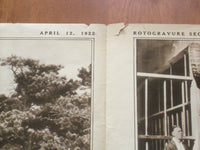 1922 APRIL 12 BOSTON HERALD ROTOGRAVURE SECTION - BASEBALL - NP 5018