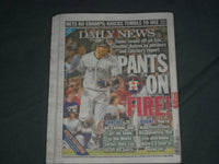 2020 FEBRUARY 13 NEW YORK DAILY NEWS NEWSPAPER - YANKEES SOUND OFF ON ASTROS