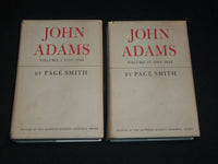 1962 JOHN ADAMS BY PAGE SMITH BOXED SET OF 2 - VOLUME 1 & 2 - KD 5402A
