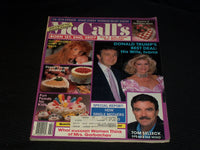 1989 FEBRUARY MCCALL'S MAGAZINE - DONALD & IVANA TRUMP FRONT COVER - E 674