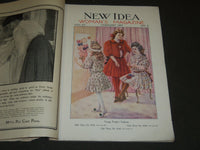 1907 FEBRUARY NEW IDEA WOMAN'S MAGAZINE - COLOR FASHION - ILLUSTRATIONS - ST 253