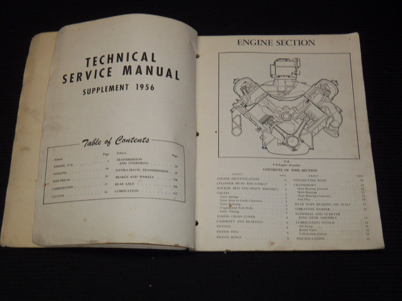 1956-1990 AUTOMOBILE SERVICE MANUALS LOT OF 7 - SOFTCOVER - KD 2015