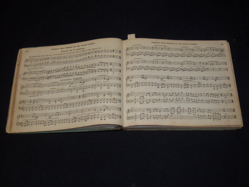 1869-1883 PARLOR & RED ORGANS BOOK LOT OF 2 - CLARKE'S REED - KD 2951O