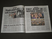 2013 MARCH 14 NEW YORK POST NEWSPAPER - FRANCIS NEW POPE - NP 2457
