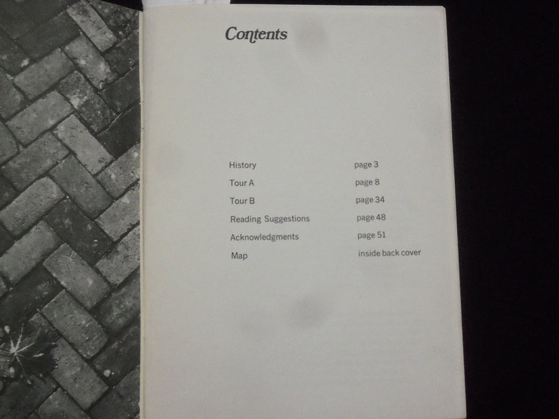 1970 A WALKING GUIDE TO HISTORIC GEORGETOWN SOFTCOVER BOOK - J 9822