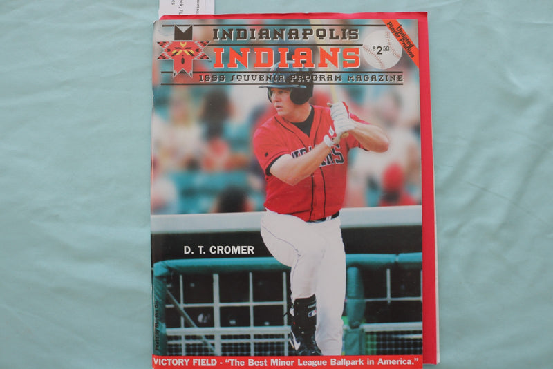 1999 INDIANAPOLIS INDIANS PROGRAM MAGAZINE - K 3402