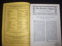 1929 APRIL THE READER'S DIGEST SOFTCOVER BOOK - NUMBER 84 - J 9928