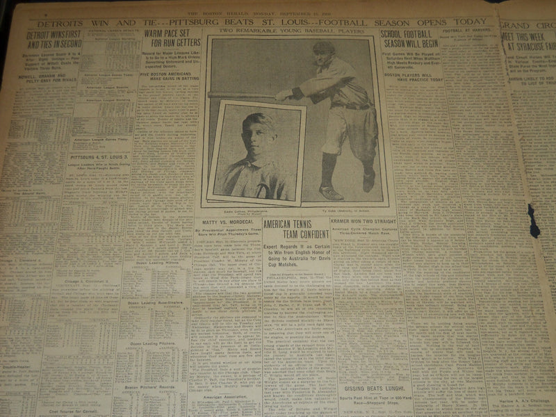 1909 SEPT 13 THE BOSTON HERALD - GARRISON LIFE AS REFORMER COMES TO END - BH 199
