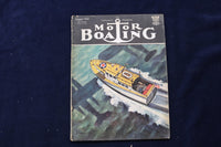 1942 AUGUST MOTOR BOATING MAGAZINE - AN ERIC SLOANE PAINTING COVER - E 11671
