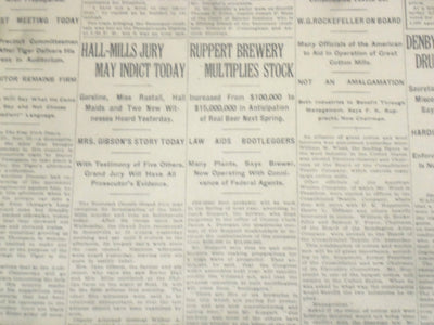 1922 NOVEMBER 28 NEW YORK TIMES - RUPPERT BREWERY MULTIPLIES STOCK - NT 8433