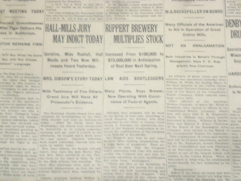 1922 NOVEMBER 28 NEW YORK TIMES - RUPPERT BREWERY MULTIPLIES STOCK - NT 8433