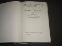 1930 GREAT CAPTAIN BY HONORE MORROW HARDCOVER BOOK - LINCOLN NOVELS - KD 4436