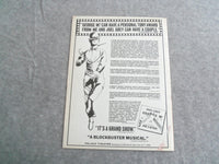 1968 GEORGE M! BROADWAY PROGRAM - JOEL GREY - JOE LAYTON - J 7647