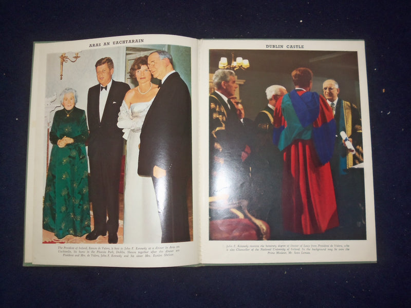 1963 JUNE 26-29 A MEMORY OF JOHN FITZGERALD KENNEDY HARDCOVER BOOK BY - KD 9075