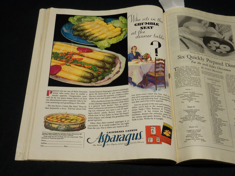1930 DECEMBER WOMAN'S HOME COMPANION MAGAZINE - GREAT COVER & ADS - ST 4878L