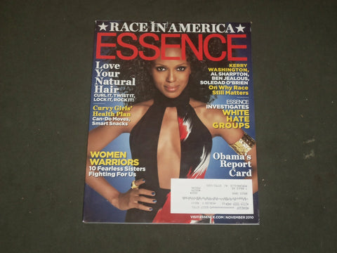 2010 NOVEMBER ESSENCE MAGAZINE - KERRY WASHINGTON COVER - B 1323